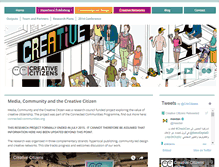 Tablet Screenshot of creativecitizens.co.uk